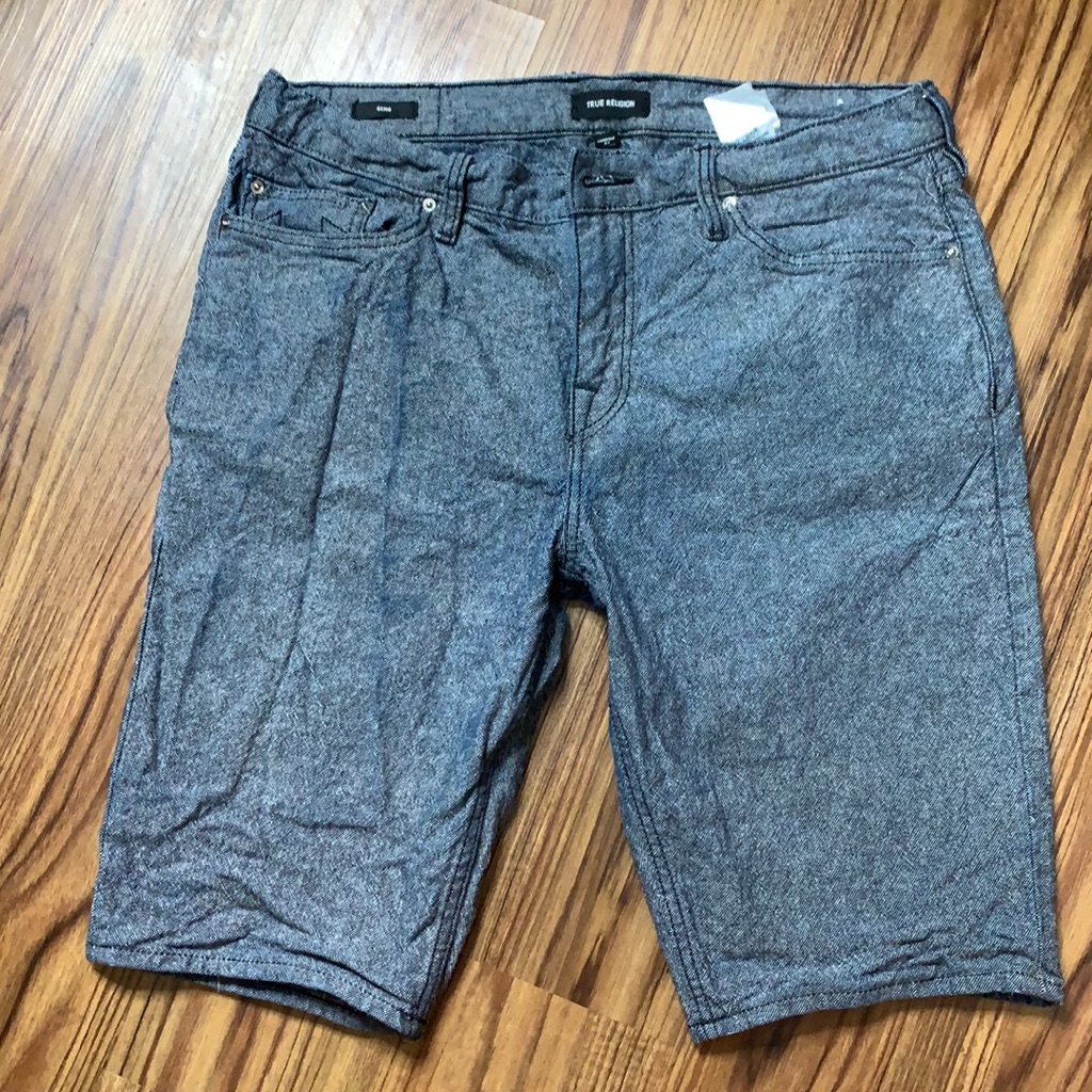 True Religion Brand Geno Men Denim Shorts 33 True Religion Brand Geno Men Denim Shorts 33